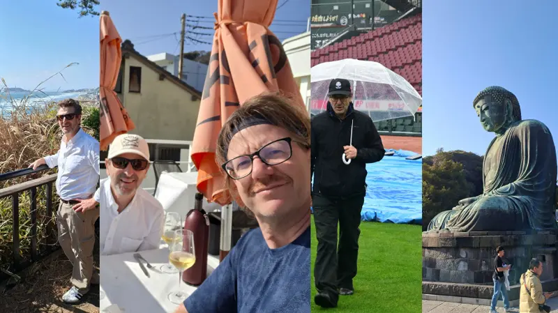 2 turfgrass scientists in japan